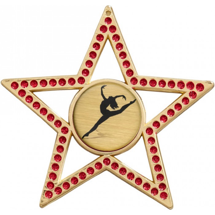 75MM RED STAR MEDAL - GOLD, SILVER, BRONZE 
